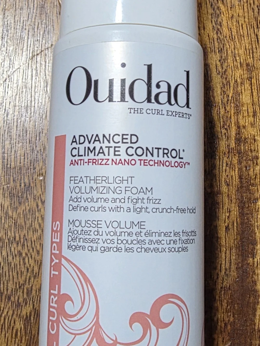 Ouidad Advanced Climate Control Featherlight Volumizing Foam 7oz